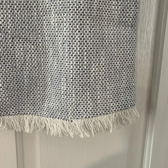 DREW By Anthropologie Tweed Fringe Top - Picture 3 of 4